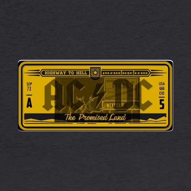 Promised Land License Plate by xxtinastudio